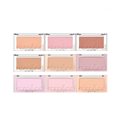 [Romand] Rom&nd - Better Than Cheek Blush - Soft and Fluffy Cheek - Soft Matte Finish - Long-Lasting Blush - Makeup Korean Cosmetic Makeup -  Apricot Peach Pink Color