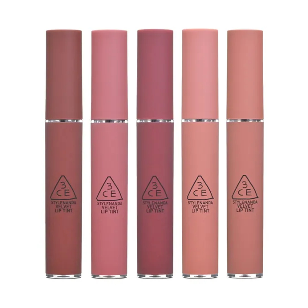 3CE Velvet Lip Tint - Long-Wearing Matte Lipstick for Flawless Lips, Bitter Hour Gloss Lightweight