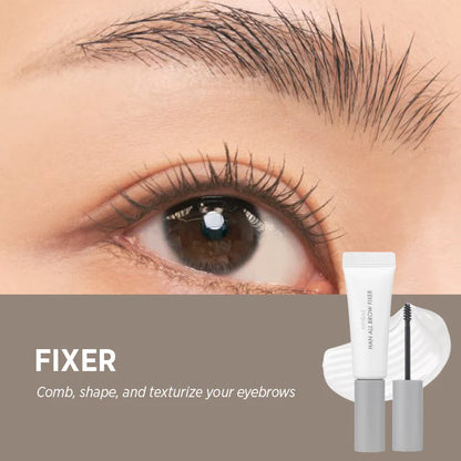 Romand Han All Brow Fixer - Clear Brow Gel for Soft or Strong Expressions from Korea Lightweight Makeup