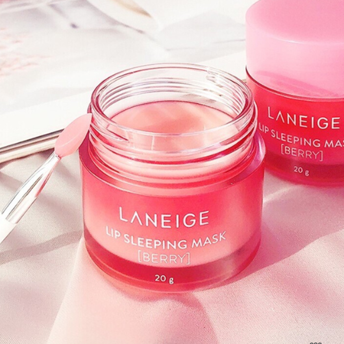 LANEIGE - Korean Cosmetics Skincare -  Hydrating Lip Mask - Lip Sleeping Mask EX Berry [20g] -  Moisture Lip care products - Smooth Lipcare - Hydrate Moisturizing lips - Cosmetic Gift Moisturizer Comfort Lip Treatment