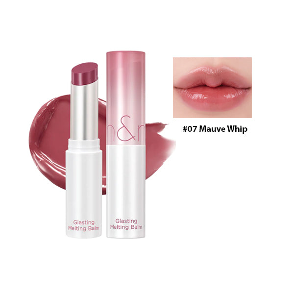 Romand - Korean Cosmetic Makeup - Hydrating Moisture Lip Balm - Glasting Melting Balm - Lollipop color Skincare Lip Care