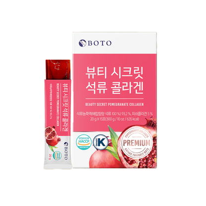 BOTO - Beauty Secret Pomegranate Collagen [20g x 15 sticks]