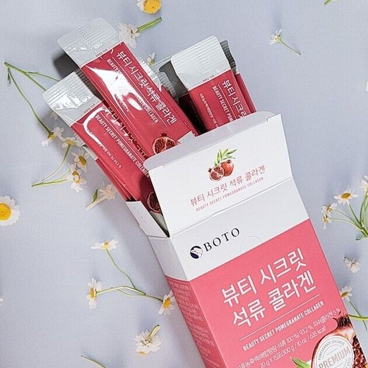 BOTO - Beauty Secret Pomegranate Collagen [20g x 15 sticks]