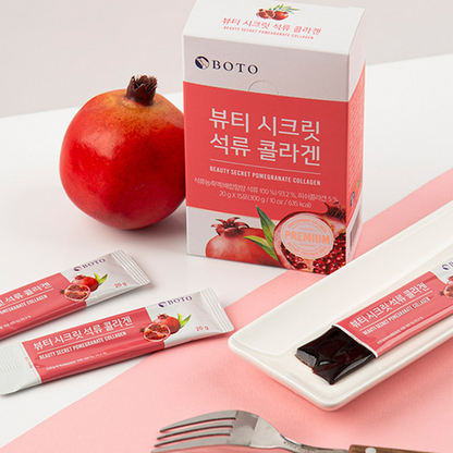 BOTO - Beauty Secret Pomegranate Collagen [20g x 15 sticks]