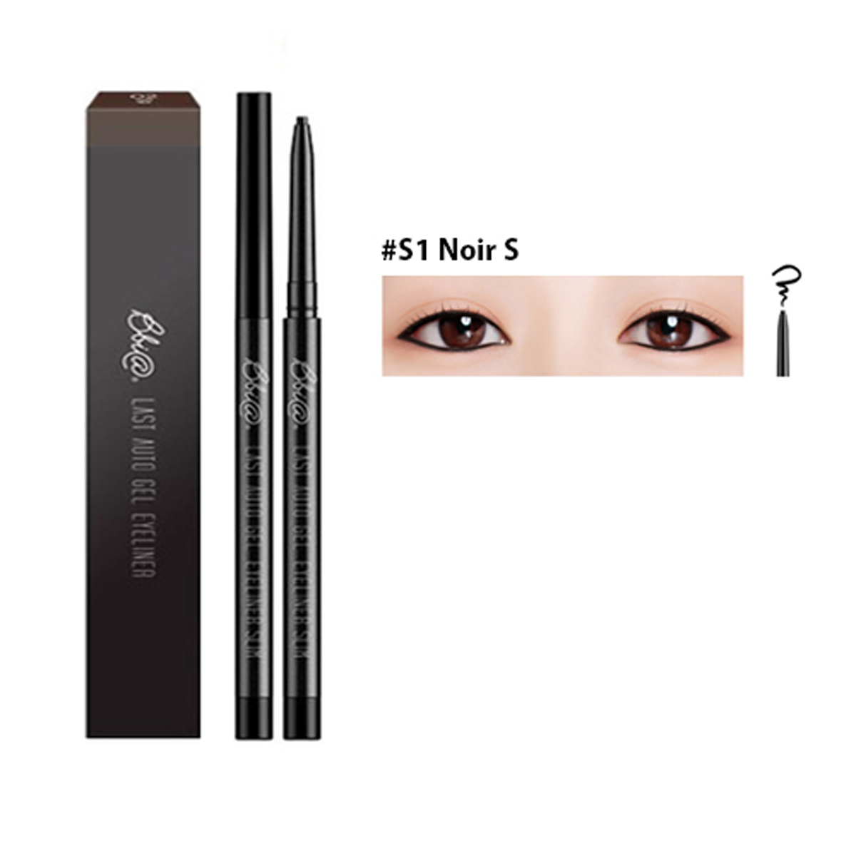 Bbi@ NEW Last Auto Gel Eyeliner - Multi-Use Longwear & Waterproof Eyeliner, Easy Drawing with Smooth Texture, Smudge-Resistant, Shadow & Glitter Eye Liner, Korea Eye Makeup Cosmetic