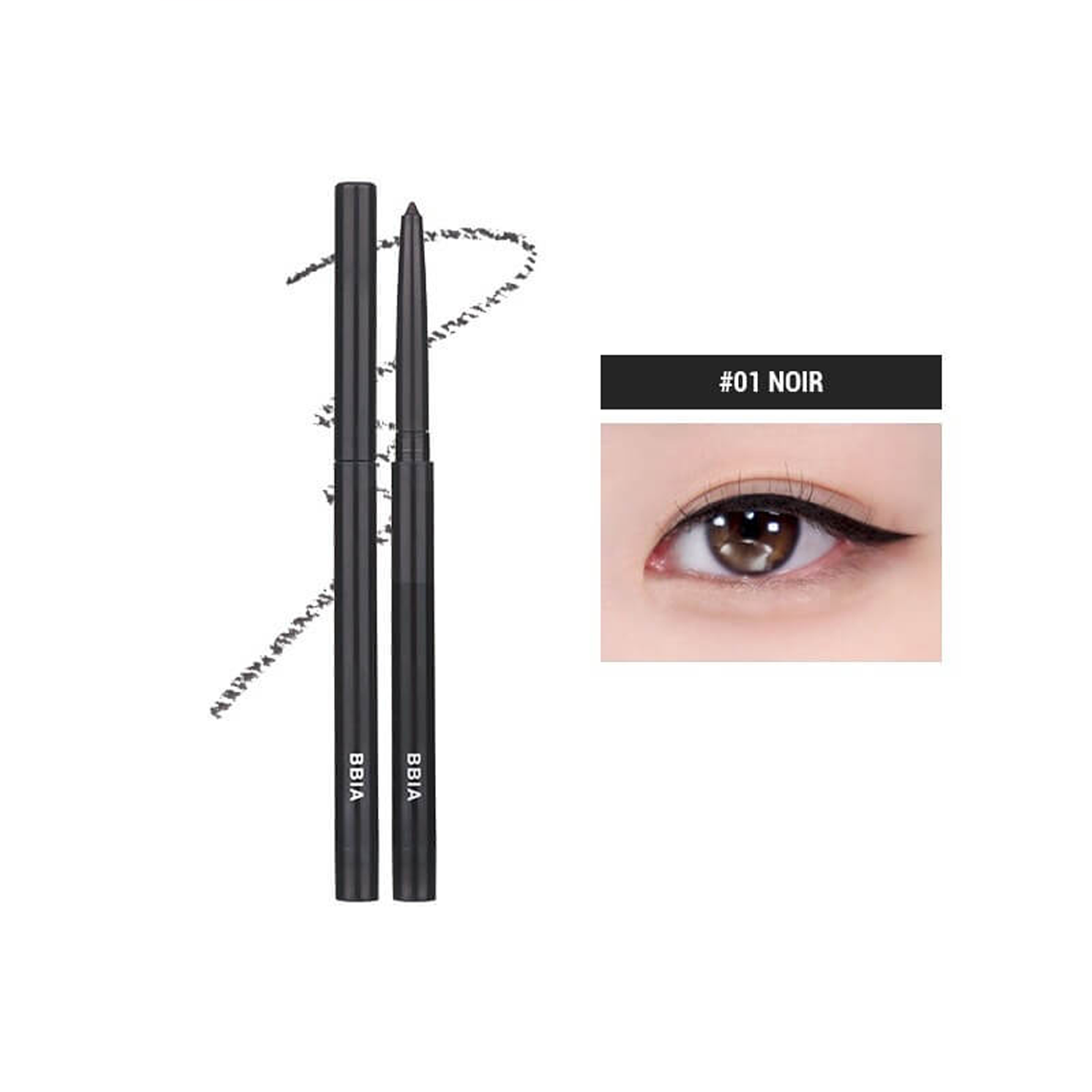 Bbi@ NEW Last Auto Gel Eyeliner - Multi-Use Longwear & Waterproof Eyeliner, Easy Drawing with Smooth Texture, Smudge-Resistant, Shadow & Glitter Eye Liner, Korea Eye Makeup Cosmetic