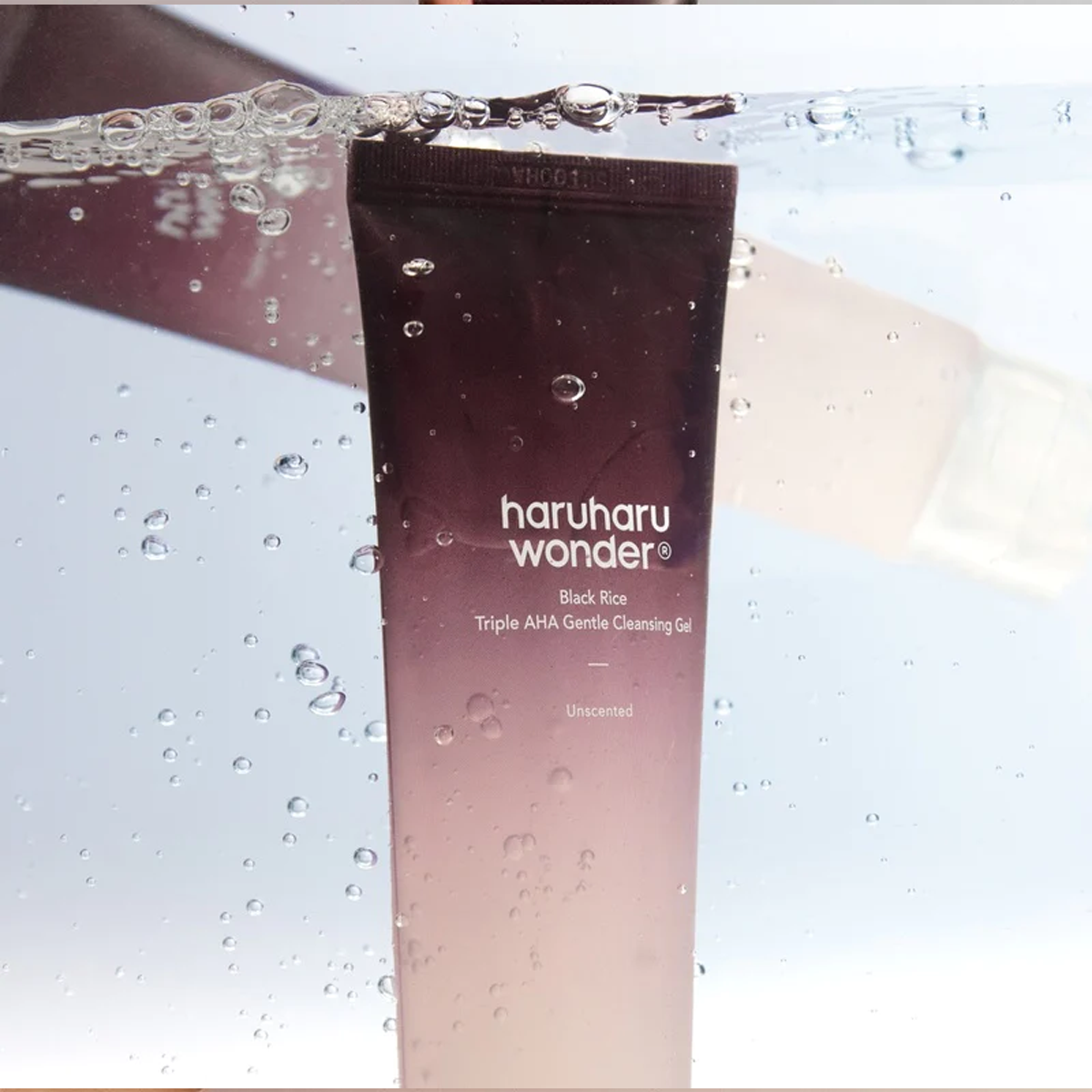 Haru Haru Wonder - Black Rice Triple AHA Gentle Cleansing Gel Unscented 3.3 fl.oz. (100 ml)