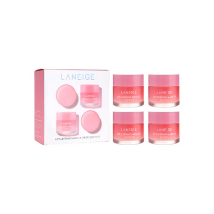 LANEIGE - Lip Sleeping Mask EX Berry Travel Exclusive Special Set [4 pcs]