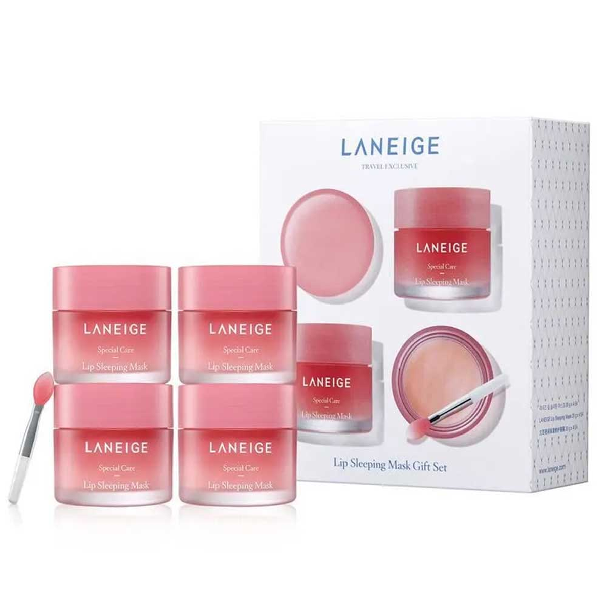 LANEIGE - Lip Sleeping Mask EX Berry Travel Exclusive Special Set [4 pcs]