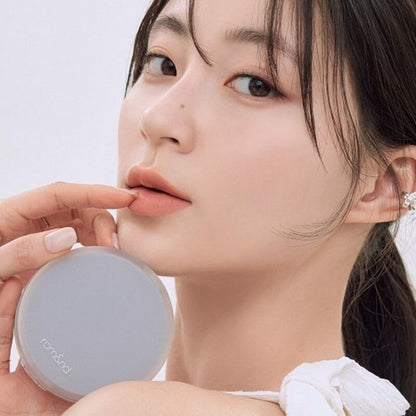 Romand - Korean Cosmetic Makeup - Nu Zero Cushion Lightweight Foundation Clear Smooth Concealer Hyaluronic