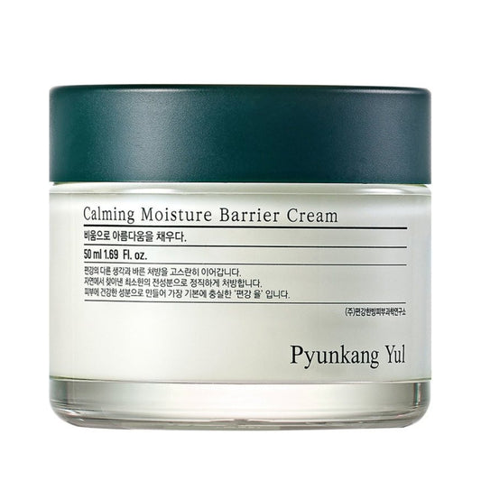 Pyunkang Yul Calming Moisture Barrier Cream 50ml - K-Beauty Soothing Face Moisturizer for Sensitive, Acne-Prone & Irritated Skin with Cica, Tea Tree & Ceramides
