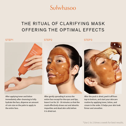 Sulwhasoo Clarifying Mask EX peel-off Mask | clear, revitalized complexion