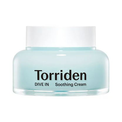 Torriden - DIVE-IN Low Molecular Hyaluronic Acid Soothing Cream | Lightweight Moisturizing Skincare | Smooth Gel | Viral Korean Intensive Hydrating Cream | Moisturizer Moisture Skin Repair Comfort