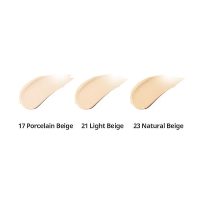 VT Cica Skin Fit Cover Cushion SPF 50+ PA++++, Matte Finish Foundation with Propolis Extract and Tremella Fuciformis Extract, Suitable for Sensitive Skin, 12g Concealer Makeup