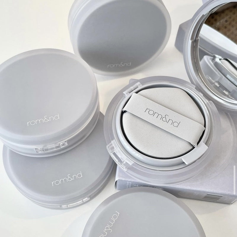 Romand - Korean Cosmetic Makeup - Nu Zero Cushion Lightweight Foundation Clear Smooth Concealer Hyaluronic