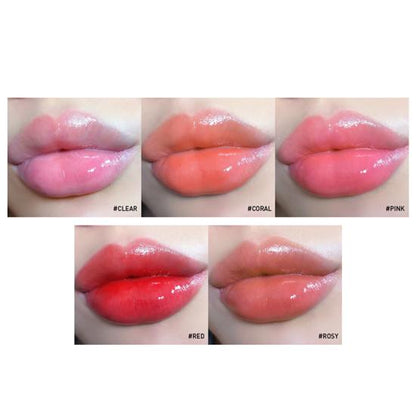 3CE - Plumping Lips - 5 Colors - Korea Lip Balm - Organic lipstick oil - Korea cosmetic and lipstick Gloss Glossy Hydrating Moisturize Makeup