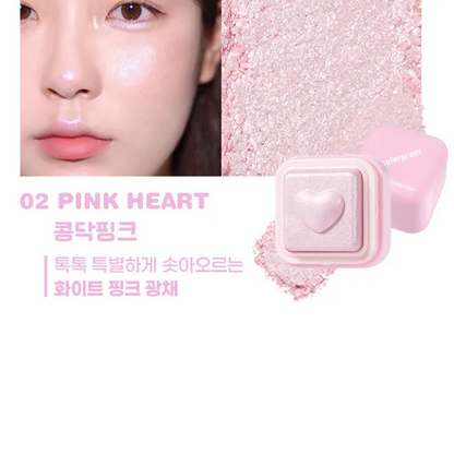 colorgram - Milk Bling Heartlighter - 2 Colors Makeup Cosmetic