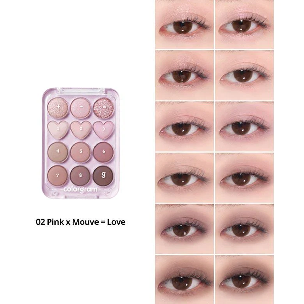 colorgram - PinPoint Eyeshadow Palette - Korean Eye Makeup