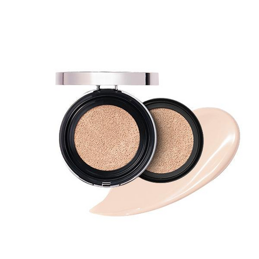 espoir - Pro Tailor Be Silk Cushion Set - SPF 42 PA ++ - Enriched with oil-controlling powder and brightening agents