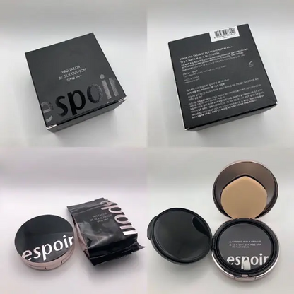 espoir - Pro Tailor Be Silk Cushion Set - SPF 42 PA ++ - Enriched with oil-controlling powder and brightening agents