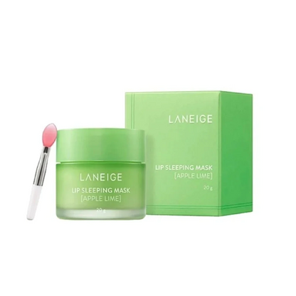 LANEIGE - Korean Cosmetics Skincare -  Hydrating Lip Mask - Lip Sleeping Mask EX Apple Lime [20g] Coconut Moisture Smooth Berry