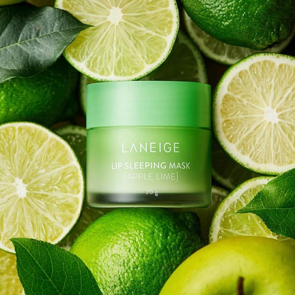 LANEIGE - Korean Cosmetics Skincare -  Hydrating Lip Mask - Lip Sleeping Mask EX Apple Lime [20g] Coconut Moisture Smooth Berry