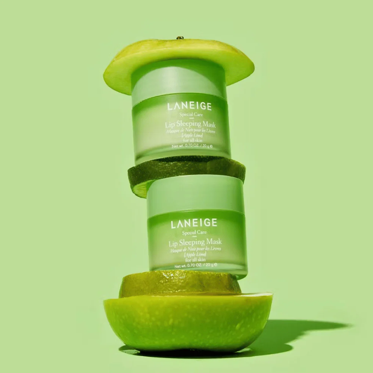 LANEIGE - Korean Cosmetics Skincare -  Hydrating Lip Mask - Lip Sleeping Mask EX Apple Lime [20g]