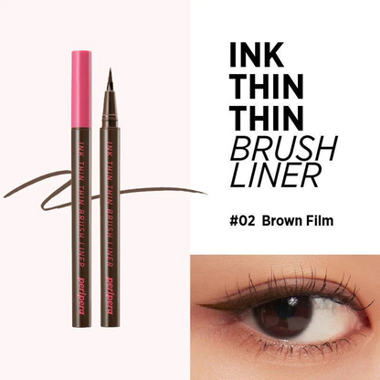 peripera - Ink Thin Thin Brush Liner | Eyeliner | Black eyeliner | Korean Cosmetics | Cat Wink Liner | Eye Makeup