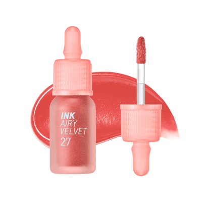 Peripera - Ink the Velvet Lip Tint, Liquid Lip (0.14 fl oz, 020) -  Lightweight Lipstick Matte - Korean Cosmetics Makeup Smooth Moisture